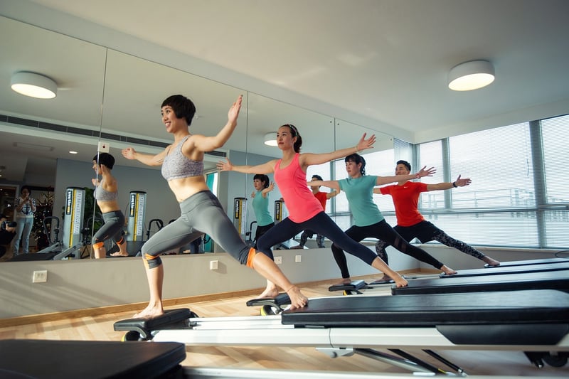 Pilates Reformer Exercise